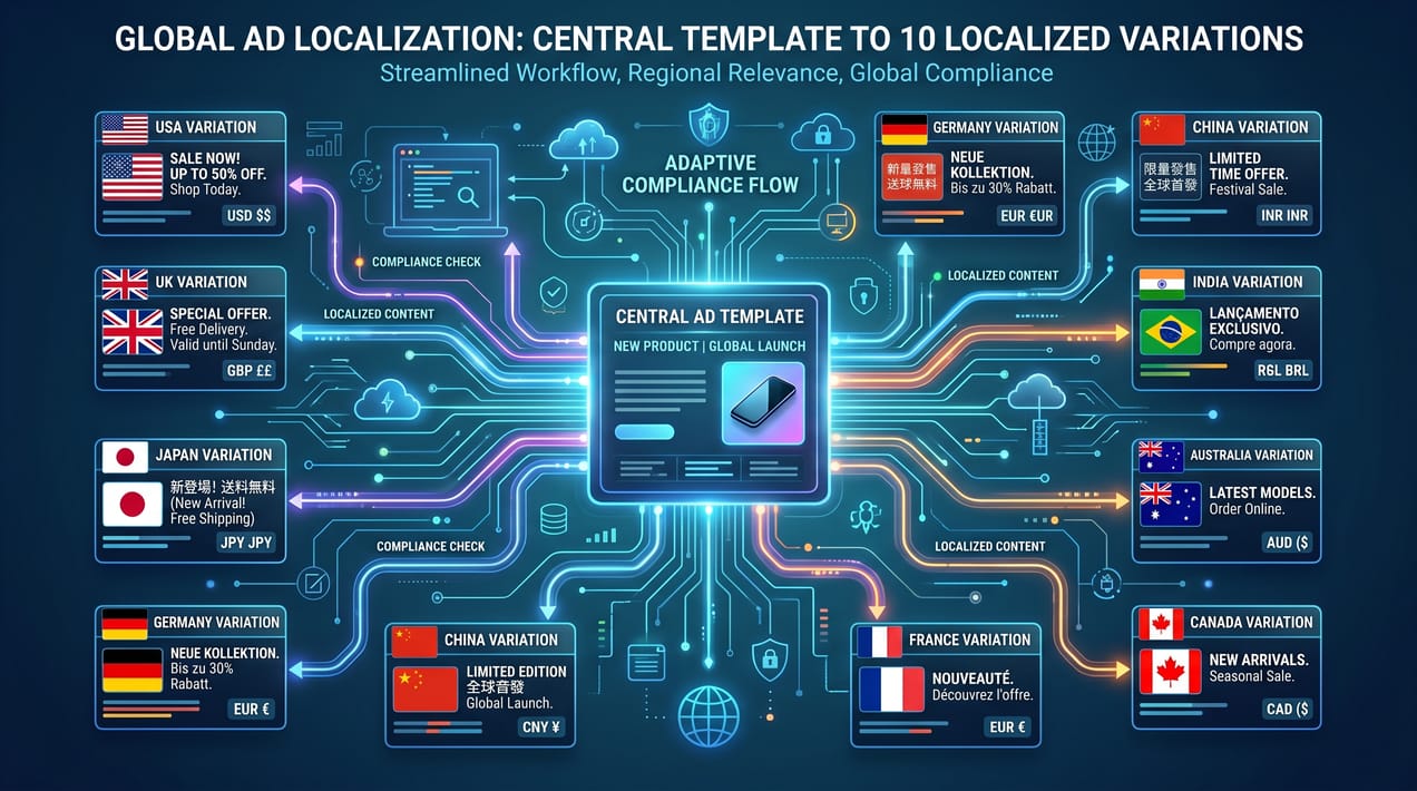 Multi-Market Ad Compliance: How to Adapt One Campaign for 10 Jurisdictions